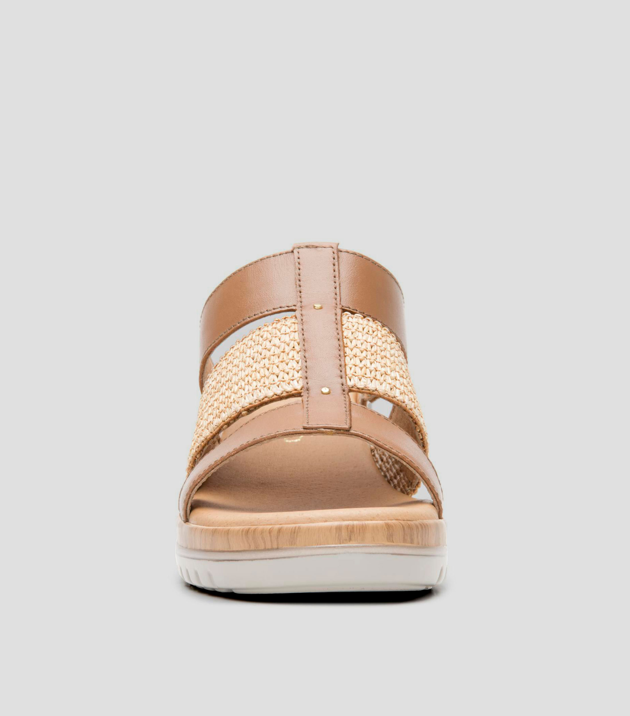 Sandalias con tacón medio de cuña Emily Mujer